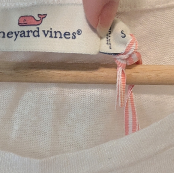 Vineyard Vines Linen White Sleeveless Tank Top New With Tags - Picture 4 of 12